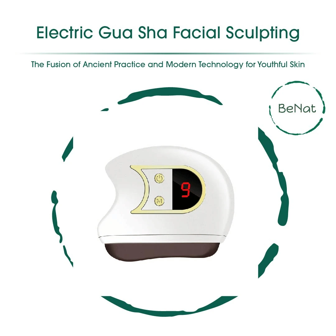 Electric Gua Sha Facial Sculpting Device Heat and vibration facial device