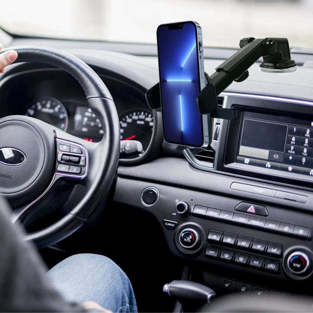 One Touch Car Phone Mount secure smartphone holder