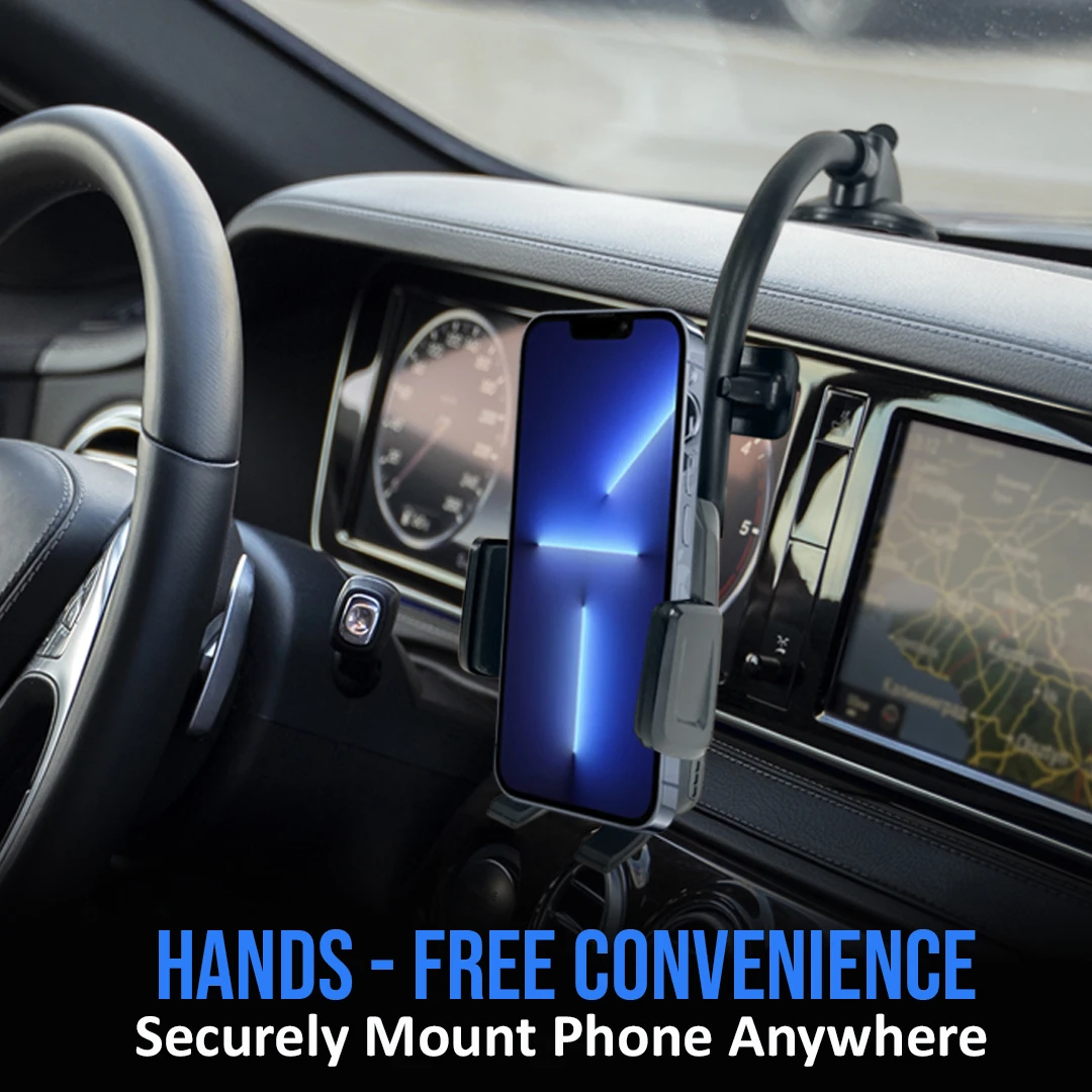 Universal Long Neck Car Phone Mount Holder Long Neck Phone Mount