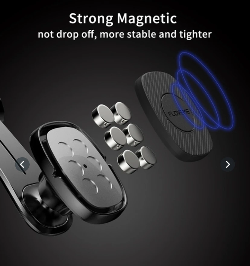 360° Magnetic Car Phone Holder with strong suction phone holder