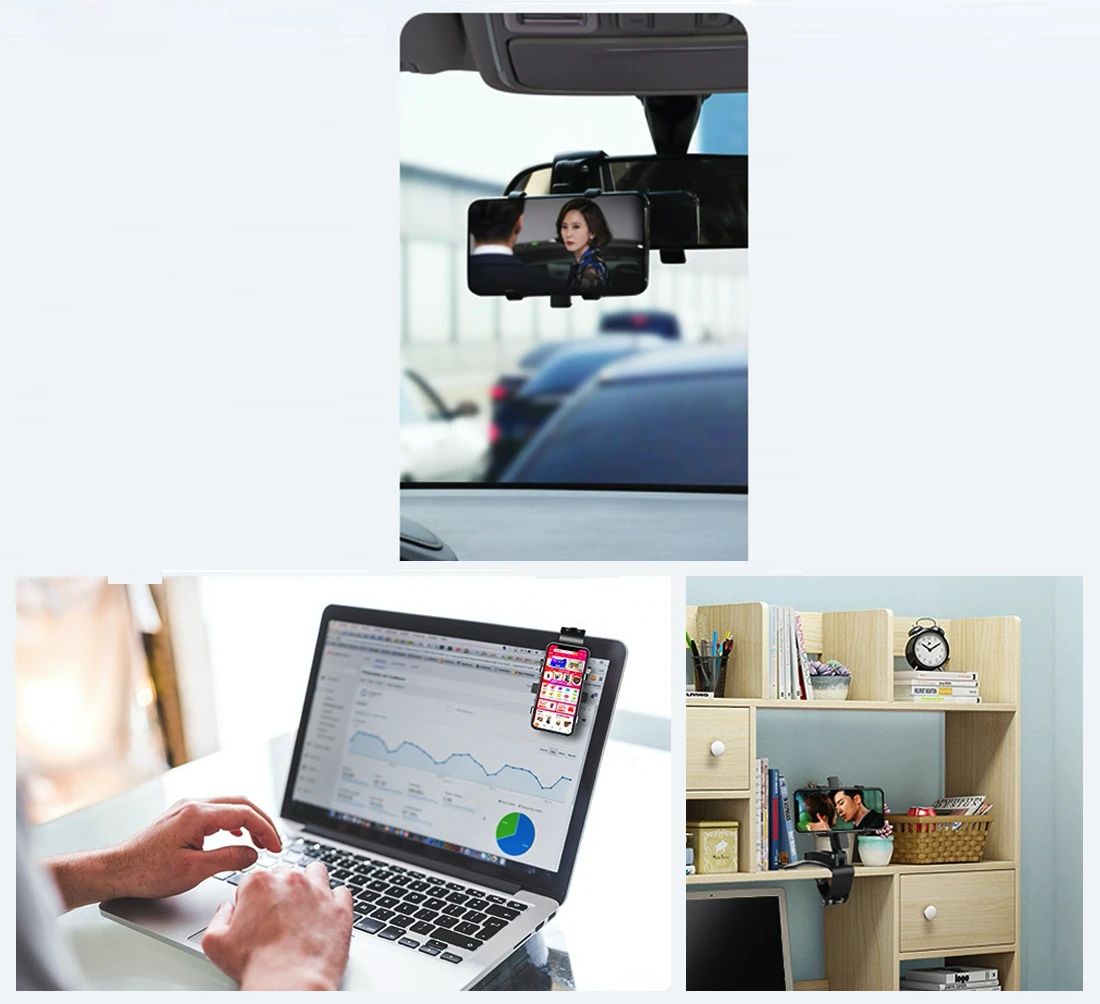 Universal Car Phone Mount - Multi-Placement Options