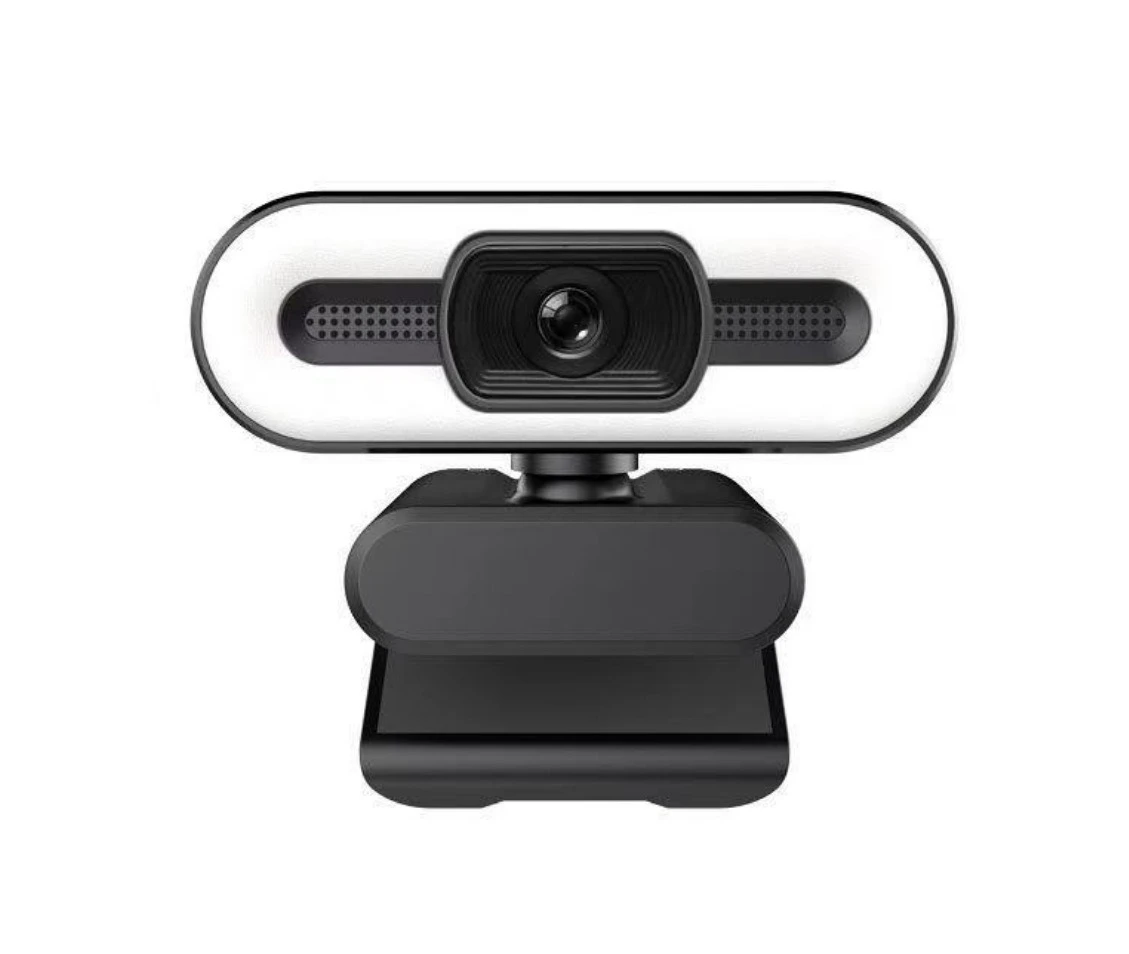 HD Web Cam Pro with LED Ring Light noise reduction