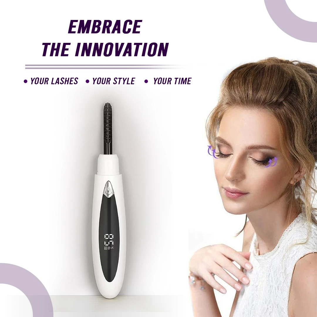 Rechargeable Electric Eyelash Curler portable beauty device