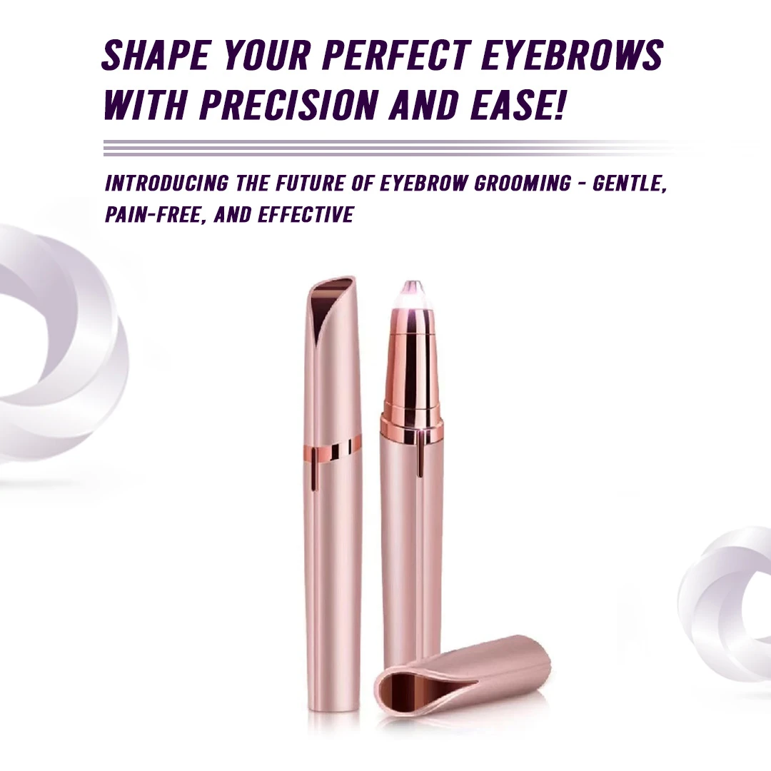 PrecisionBrow Rechargeable Trimmer pain-free brow grooming