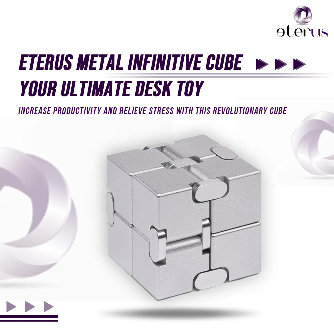 Metal Infinity Cube Endless fun accessory