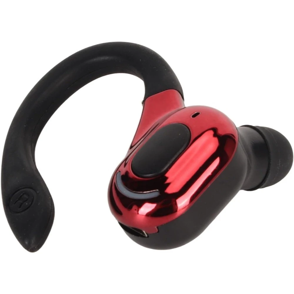 Red HiFi Bluetooth Earpiece with HiFi Bluetooth earpiece