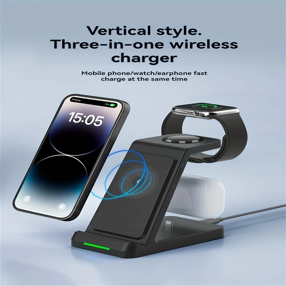 3-in-1 Wireless Charging Station fast wireless charger