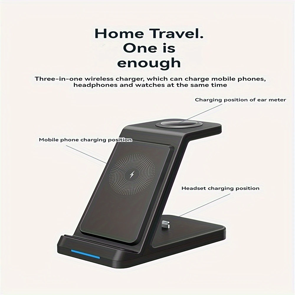 3-in-1 Wireless Charging Station multifunctional charging station