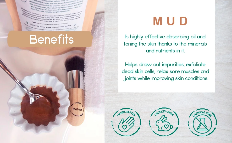 Mud & Arnica Detox Mask eco-friendly skincare