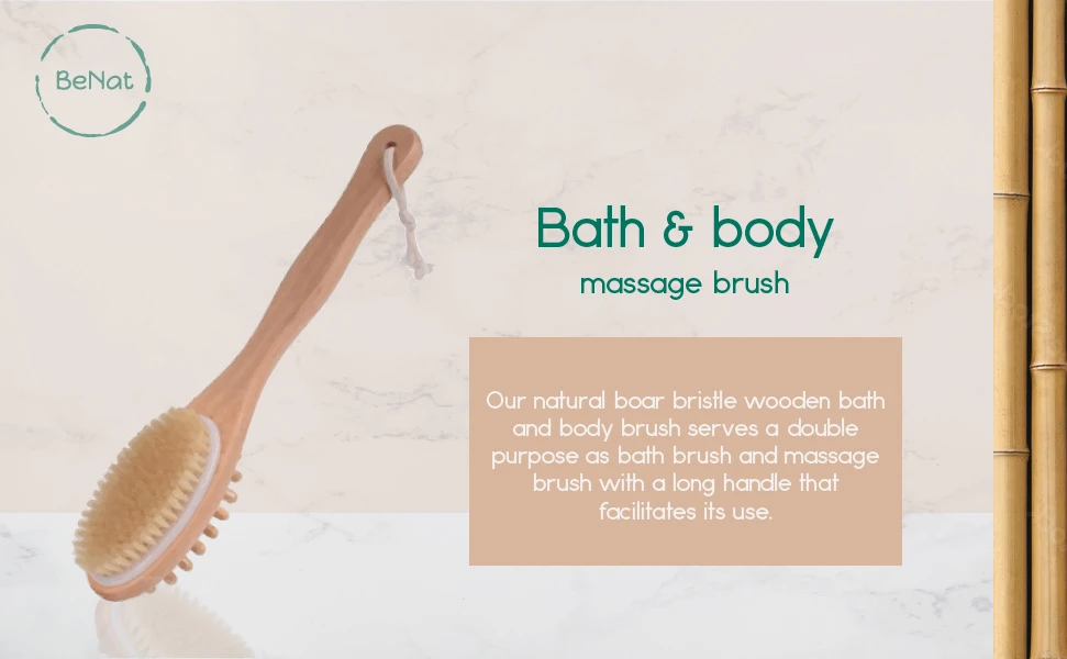 Eco-Friendly Bath & Massage Brush Sustainable massage brush