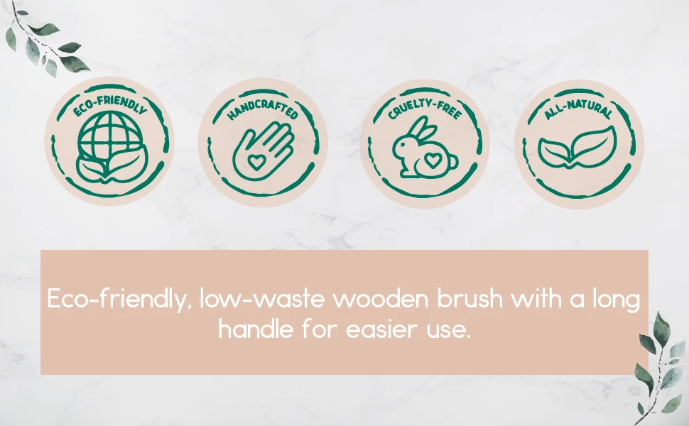 Eco-Friendly Bath & Massage Brush Long-handle bath brush