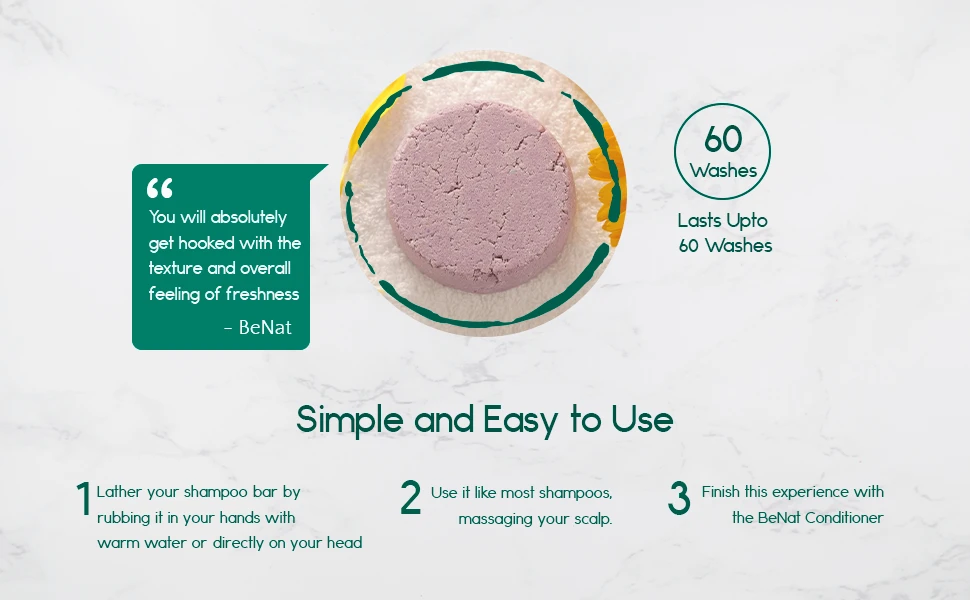 Eco-Friendly Shampoo Bar Plastic-free shampoo