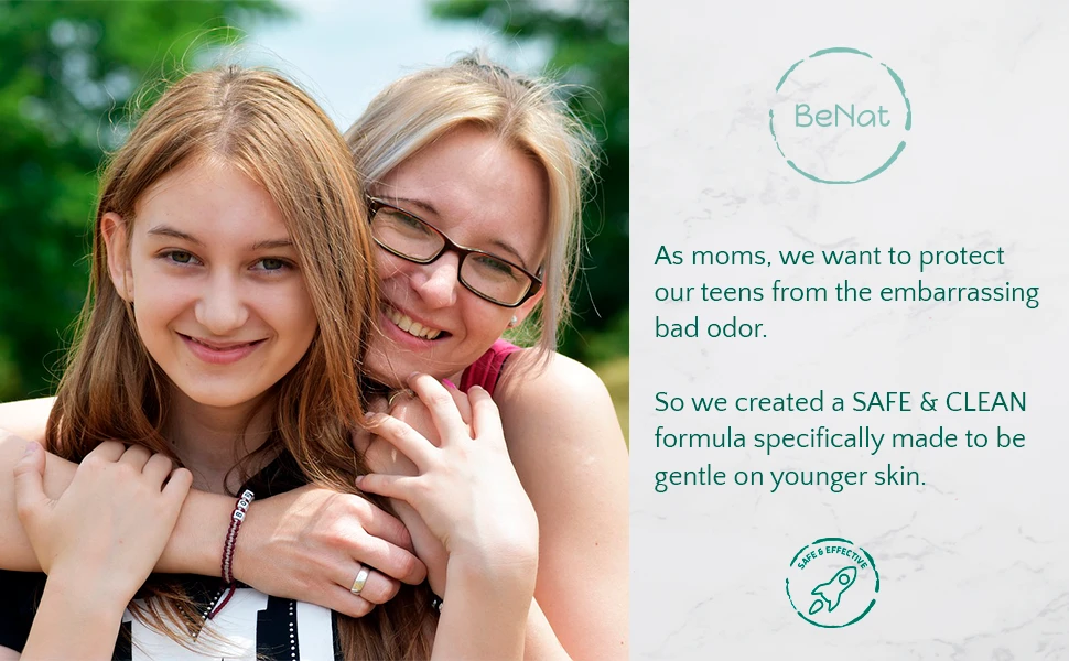 BeNat All-Natural Deodorant for Kids & Teens eco-friendly deodorant