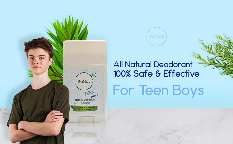 BeNat All-Natural Kids & Teens Deodorant sensitive skin deodorant for teens