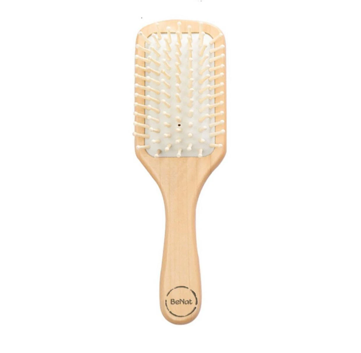 Natural Wooden Detangling Hair Brush Eco-friendly hairbrush