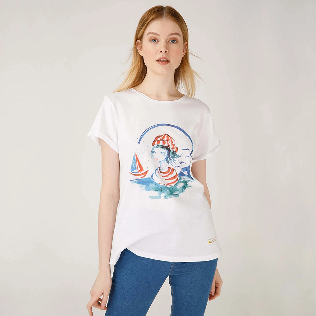 Anemoss Sailor Girl Women's T-Shirt Comfortable women's top