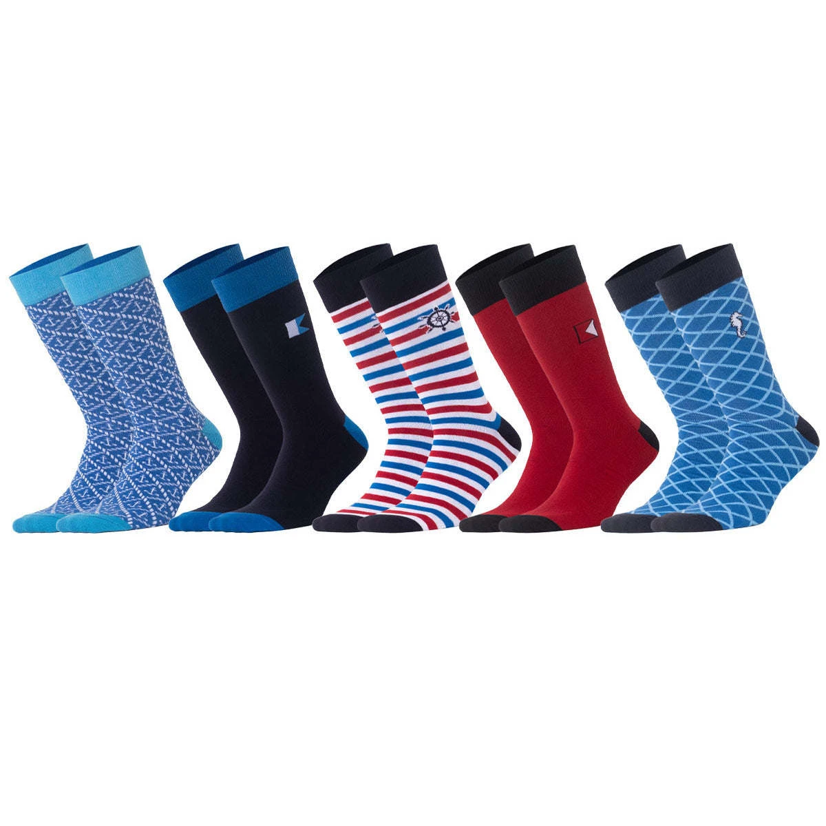 Biggdesign Ocean Men's Socks Set of 5 Men's stylish socks