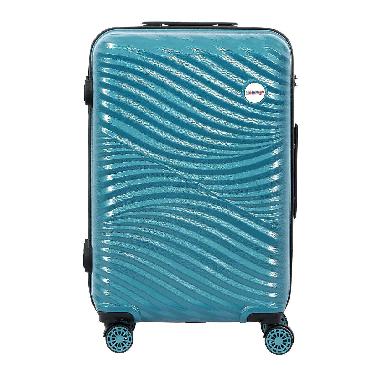 Biggdesign Moods Up Medium 24-Inch Steel Blue Suitcase durable travel suitcase