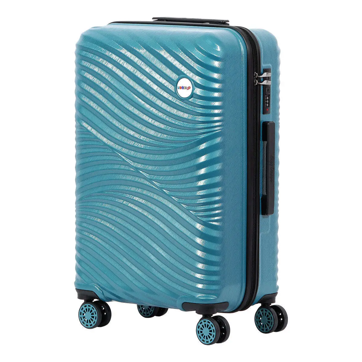 Biggdesign Moods Up Medium 24-Inch Steel Blue Suitcase 24-inch suitcase