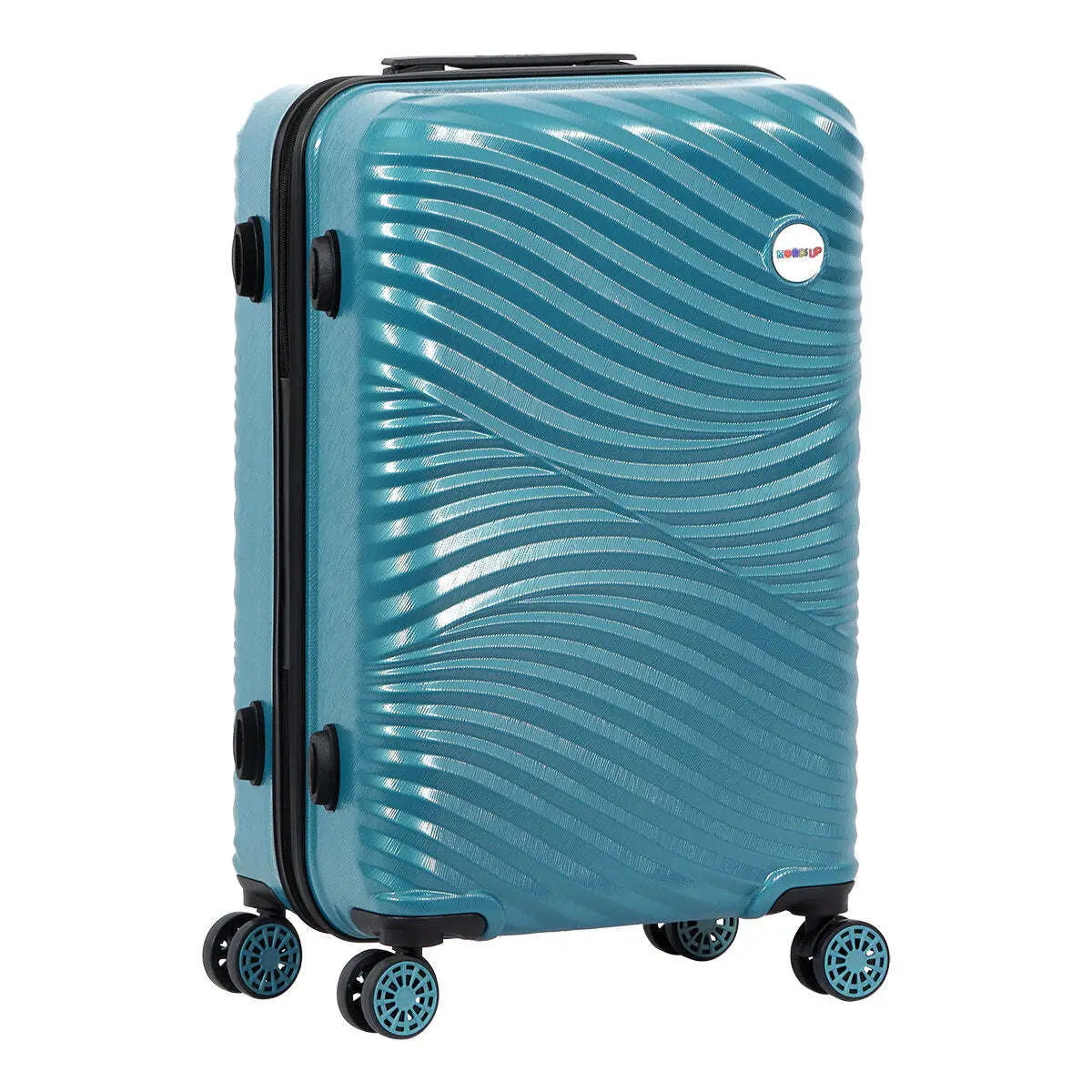 Biggdesign Moods Up Medium 24-Inch Steel Blue Suitcase stylish travel luggage