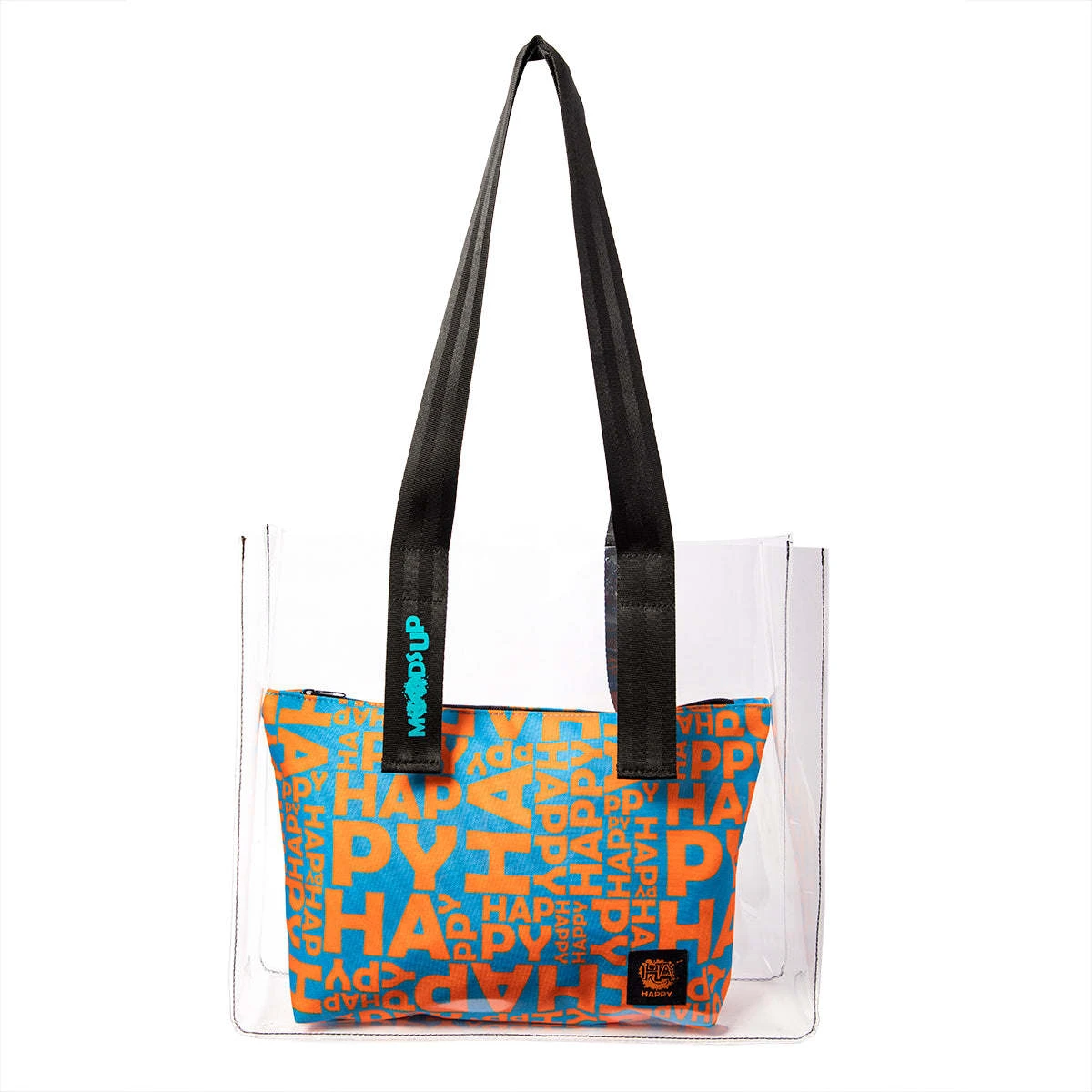 Moods Up Happy Clear Tote Bag waterproof tote bag