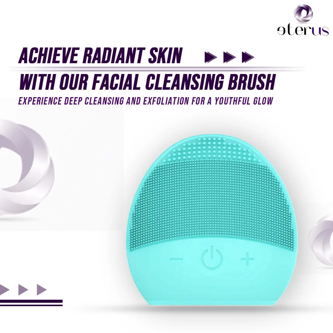 Eterus Rechargeable Facial Cleansing Brush high-frequency massager