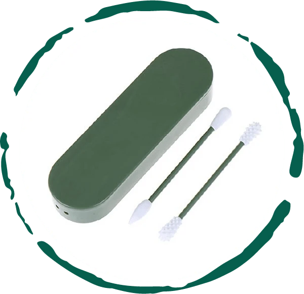 Reusable Cotton Swab Duo Silicone swabs for sensitive skin