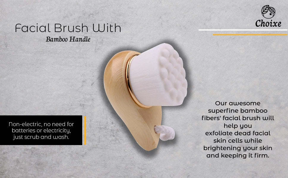 Eco-Friendly Facial Brush Gentle exfoliation brush