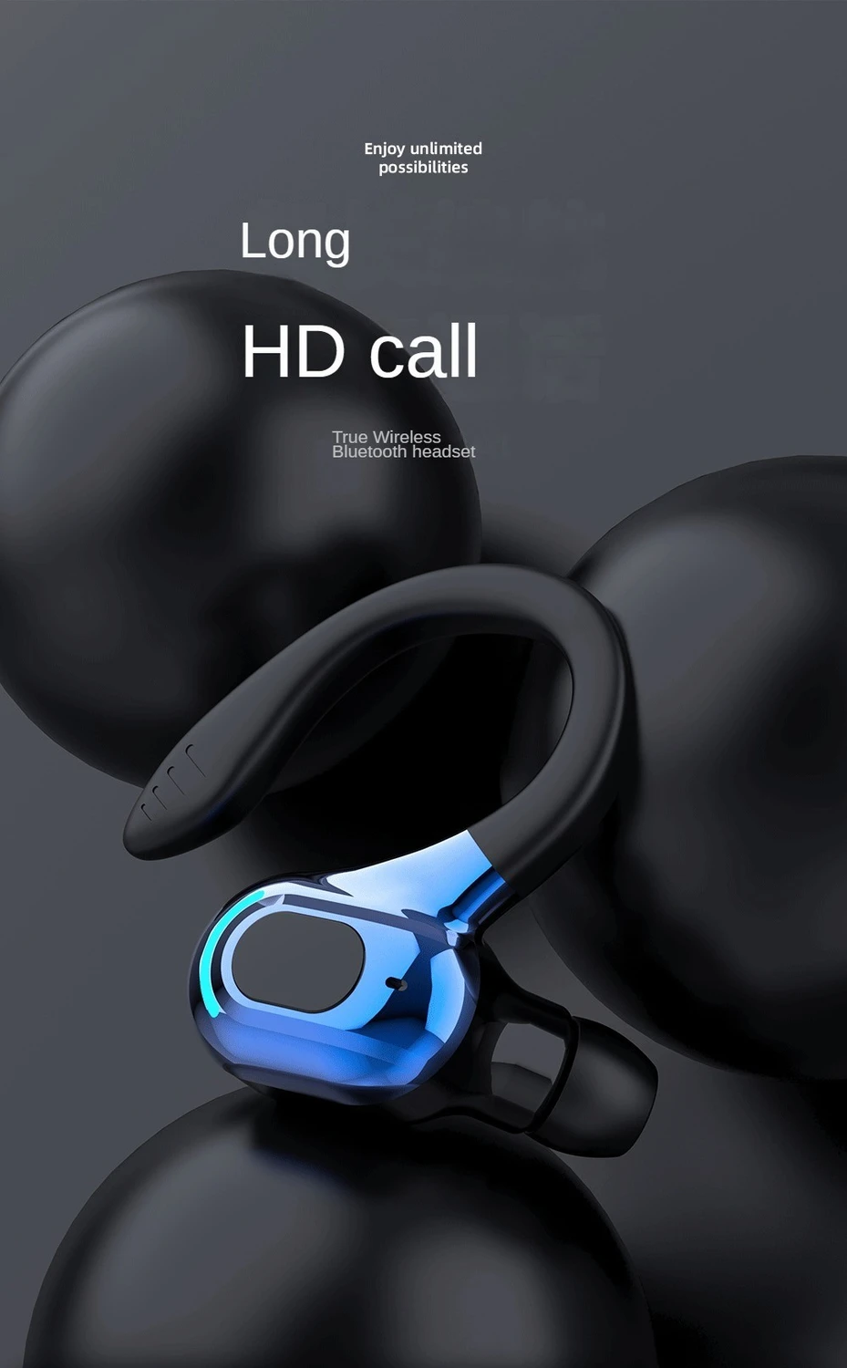 HiFi Bluetooth Earpiece noise reduction headset