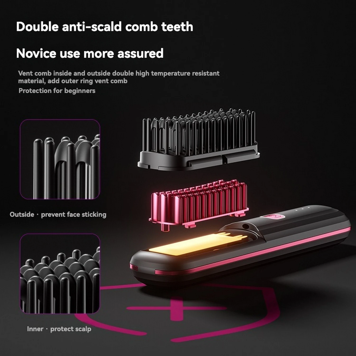 Cordless Hair Straightener Brush SEO-optimized for Travel Hair Tools