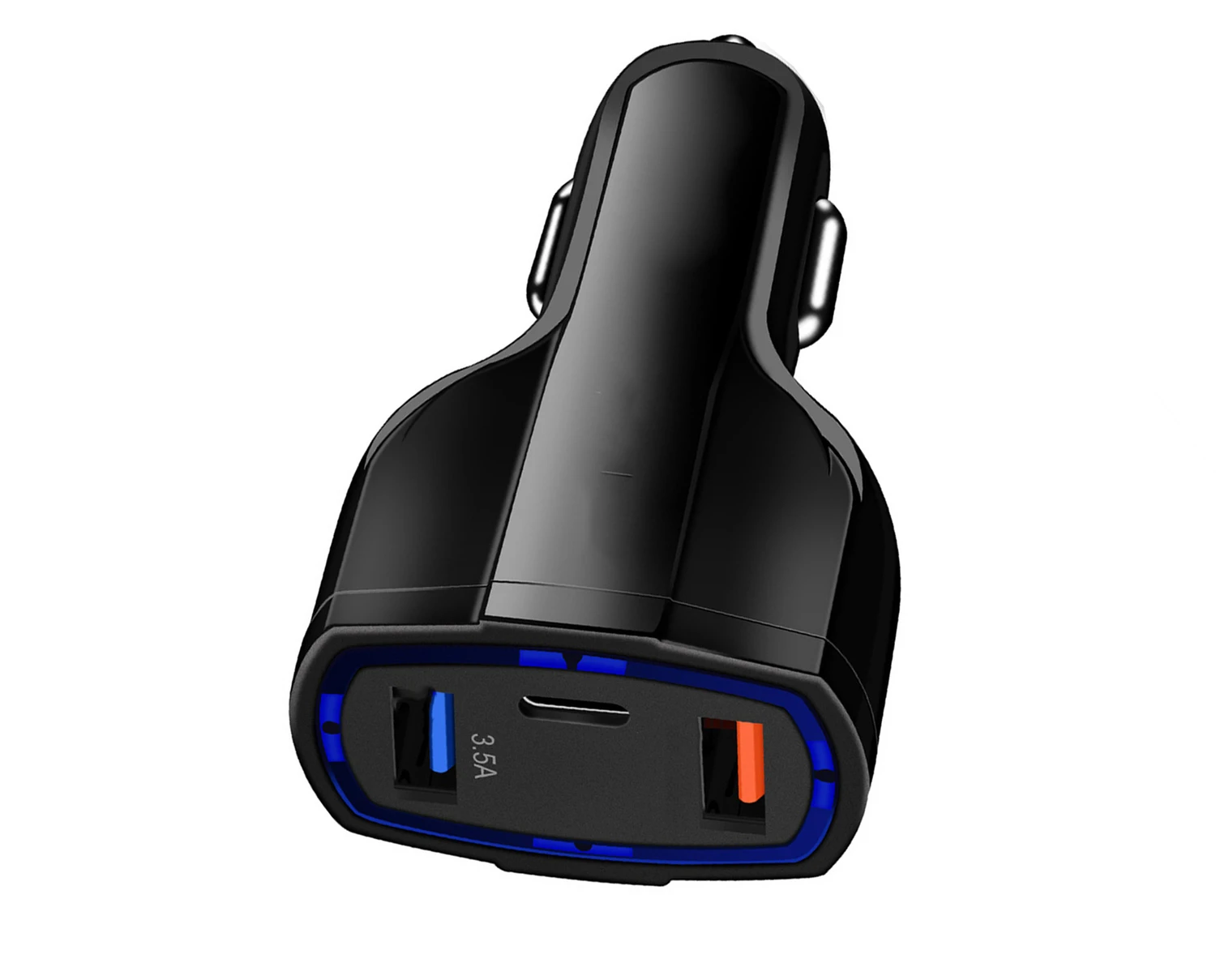 3 Port TurboCharge 3.0 Car Charger Quick Charge 3.0