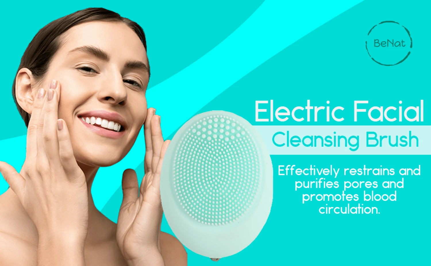 Radiance Pro Electric Facial Cleansing Brush Portable Face Brush